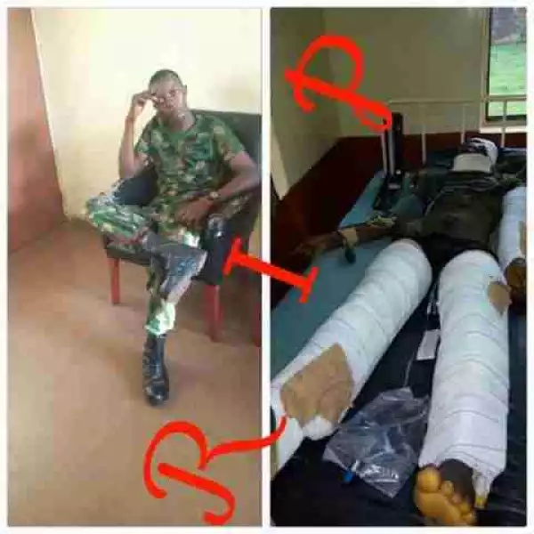 Nigerian Soldier Dies In A Fatal Accident (Photos)